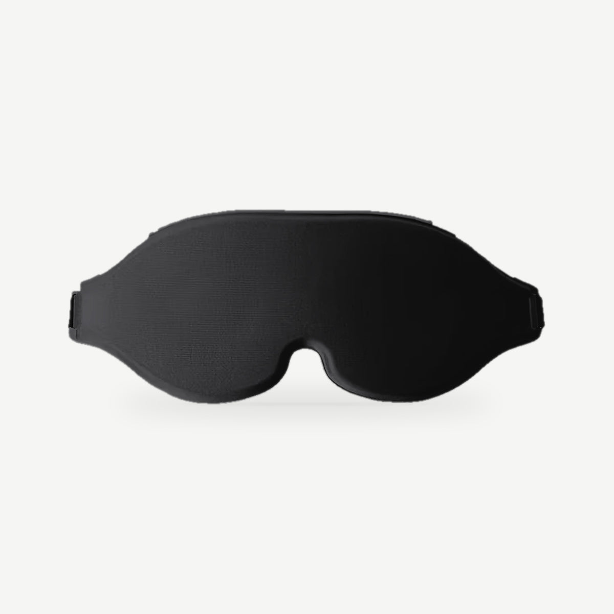 AerPack 3D Sleep Mask in Black, front view