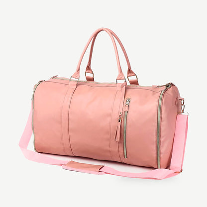 Sac weekender AerPack, coloris Rose, modèle Classique, vue de face